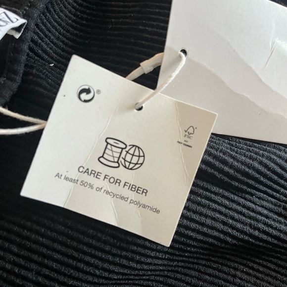 ZARA Ribbed Knit One-Strap Body Jumpsuit - NEW! - Picture 6 of 6